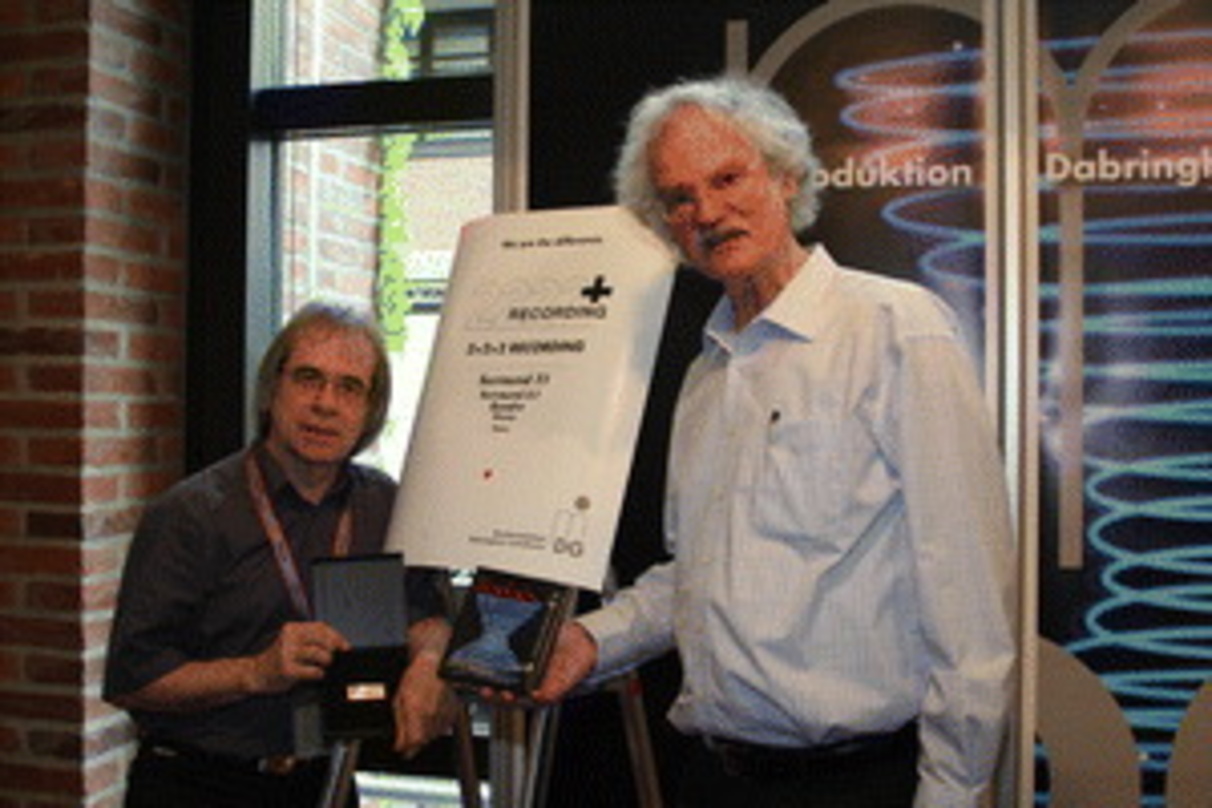 Soundtüftler in 3D: Werner Dabringhaus (rechts)
und Manfred Görgen