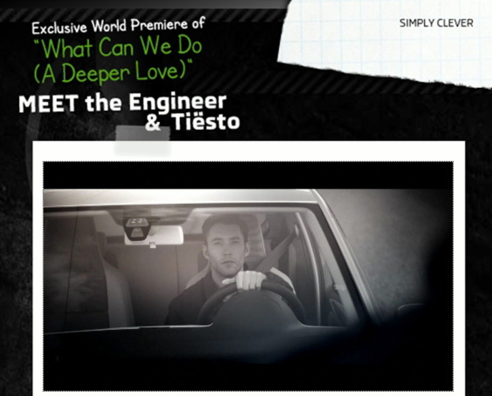 Setzt sich in seinem neuen Video hinter das Steuer des Skoda Citigo: Tiësto