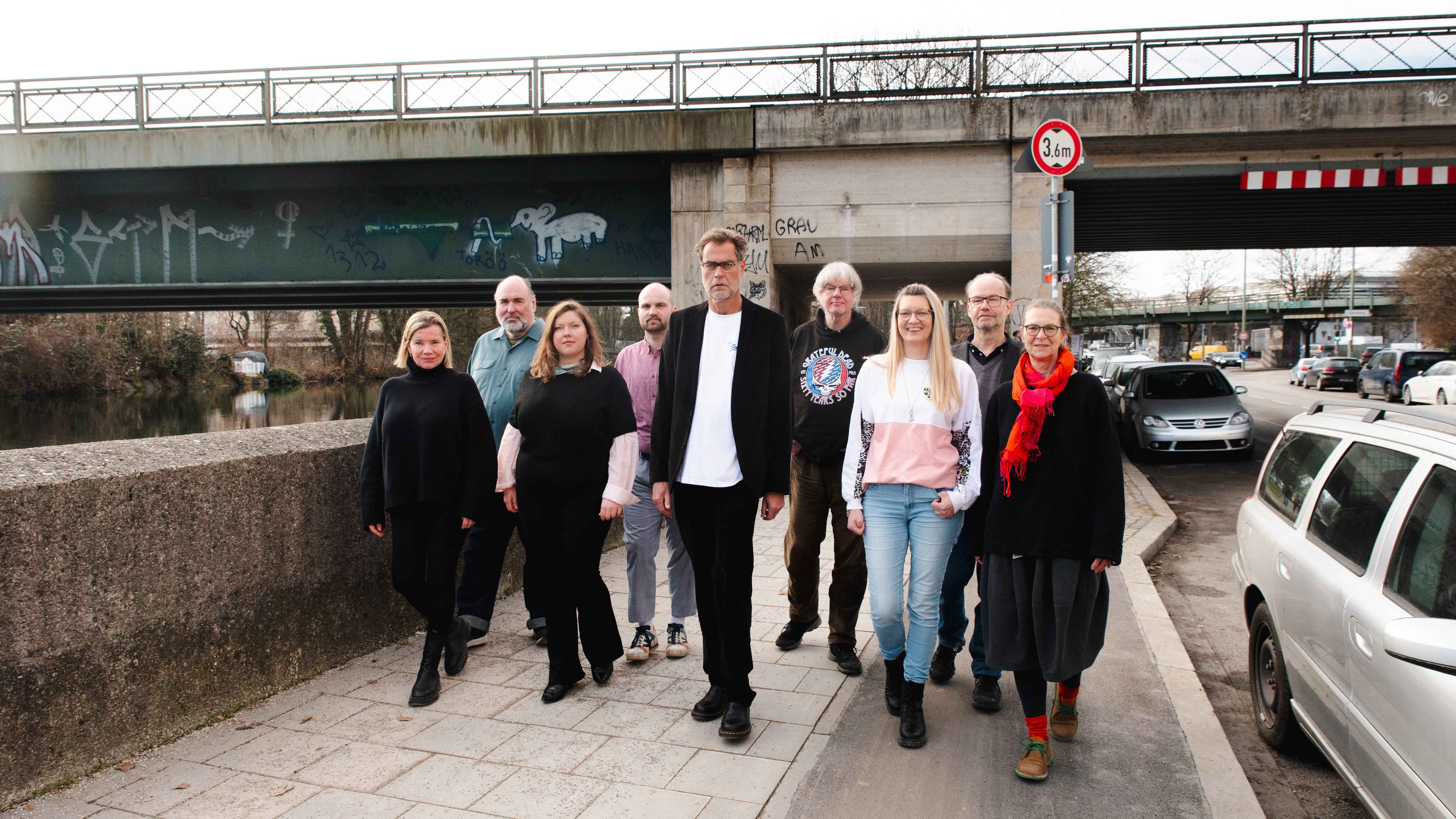 The MusikWoche team (from left): Anke Ströbele, Norbert Schiegl, Lisa Nehrkorn, Silas Schwarzkopp, Carsten Stricker, Dietmar Schwenger, Bettina Ambach, Knut Schlinger and Brigitte Bockmeier.