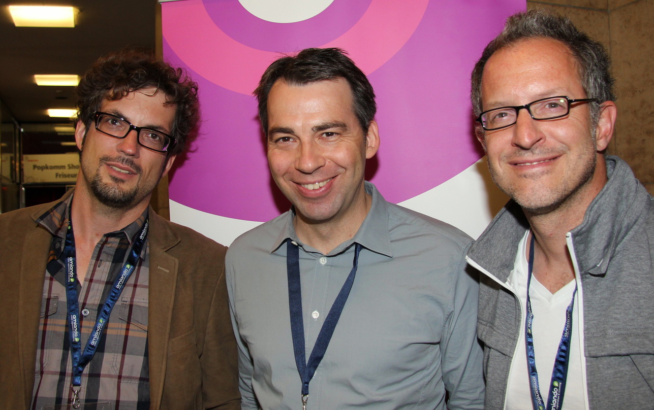 Gehen mit Branchentreff und Filmmusikkongress samt Preisverleihungen ins elfte Jahr (von links): Matthias Hornschuh, Michael P. Aust und Matthias Kapohl