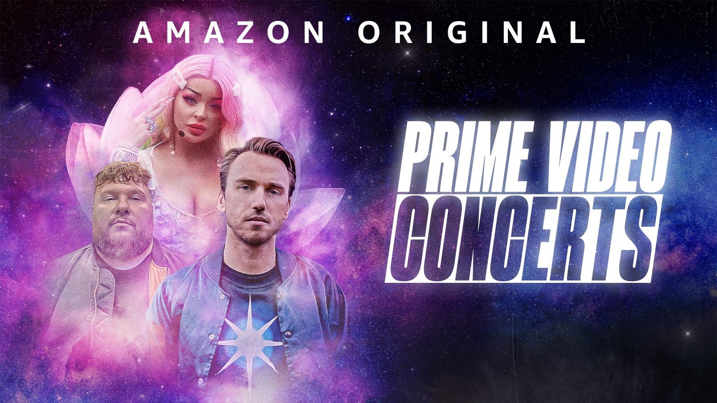 aefa1cefbfa1f25322ec6a5ef6357287ef11557e9ffb5433851954dabd65875d Bei den "Prime Video Concerts" dabei (von links): Bozza, Katja Krasavice und Clueso