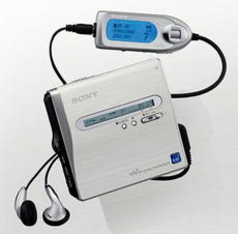 Beschränkter Musikgenuss: HI-MD-Player von Sony