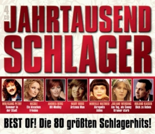 Diverse – Jahrtausendschlager - Best Of! - Die 80 größten Schlagerhits!