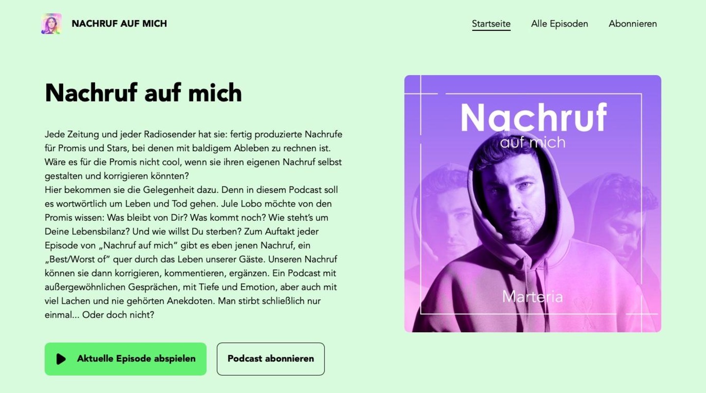 Stellt neuen Podcast vor: zebra-audio.net