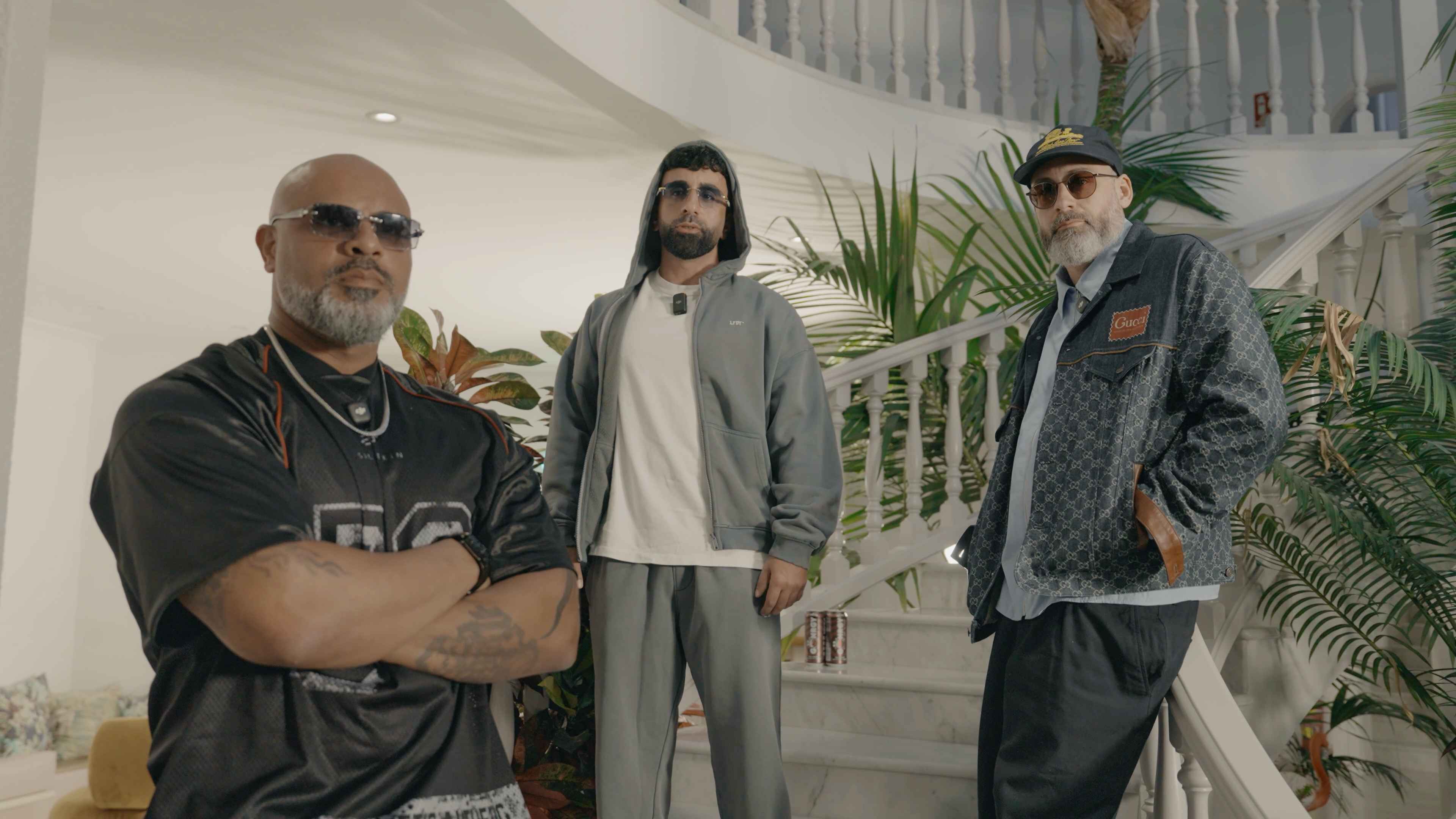 Als Jury für "Prototyp Rapstar" verantwortlich (von links): Massiv, PA Sports und Sido.