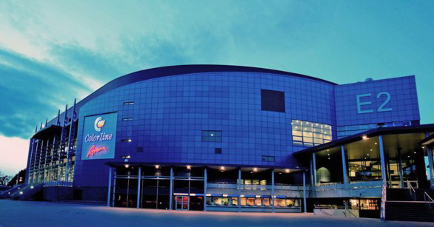 Hier prangt wohl ab Sommer das O2-Logo: die Color Line Arena