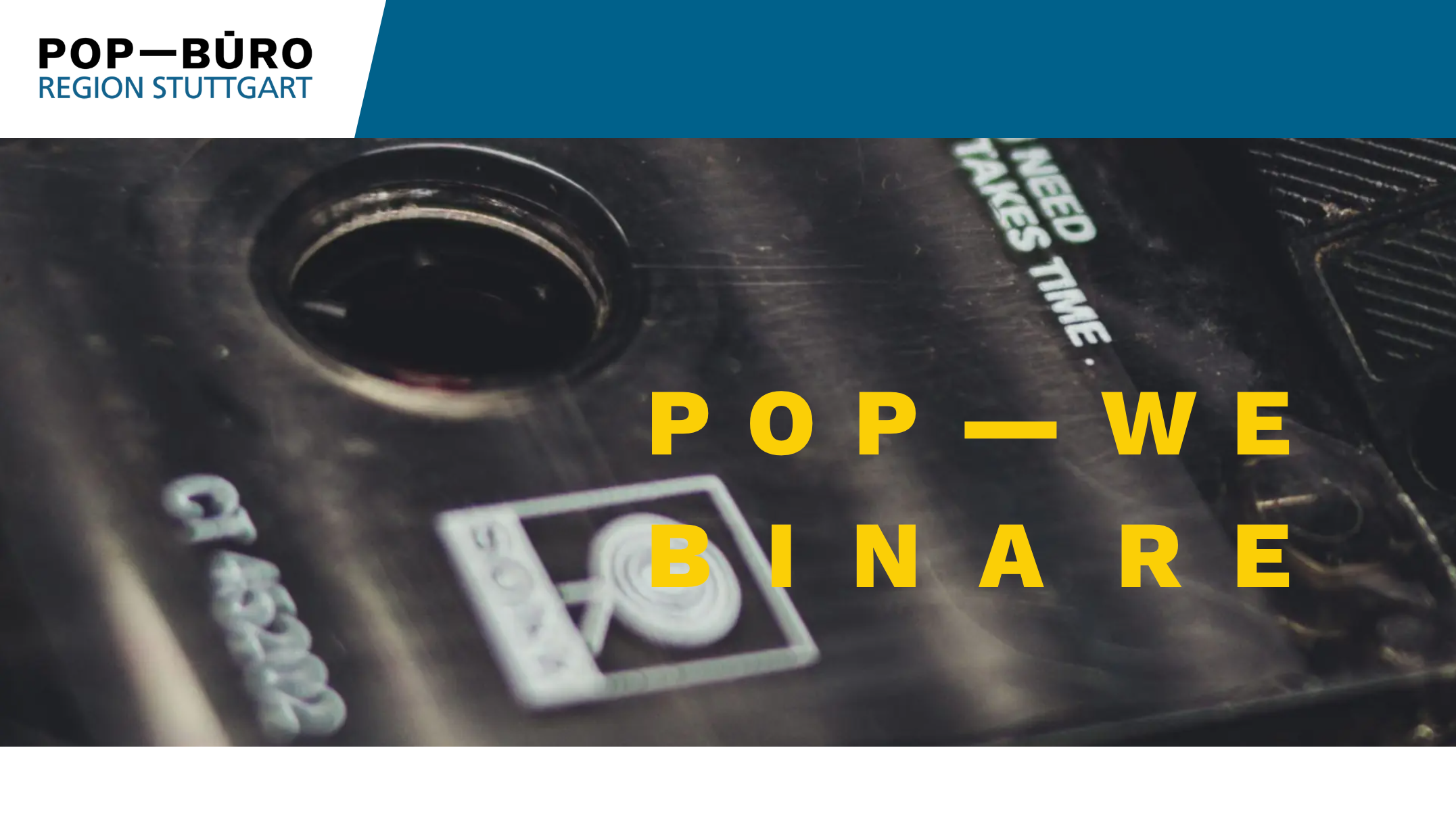 Listet eine Übersicht seiner gesamten Pop-Webinare online auf: Pop-Büro Region Stuttgart.