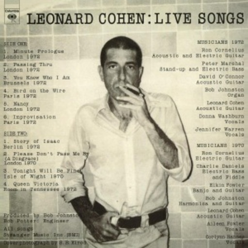 Leonard Cohen – Live Songs