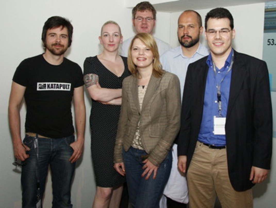 Diskutierten in Oberhausen (v.l.n.r.): Daniel Lwowski, Silke Super, Tina Funk, Dietmar Schwenger, Daniel Haaksmann und Heissam Hartmann