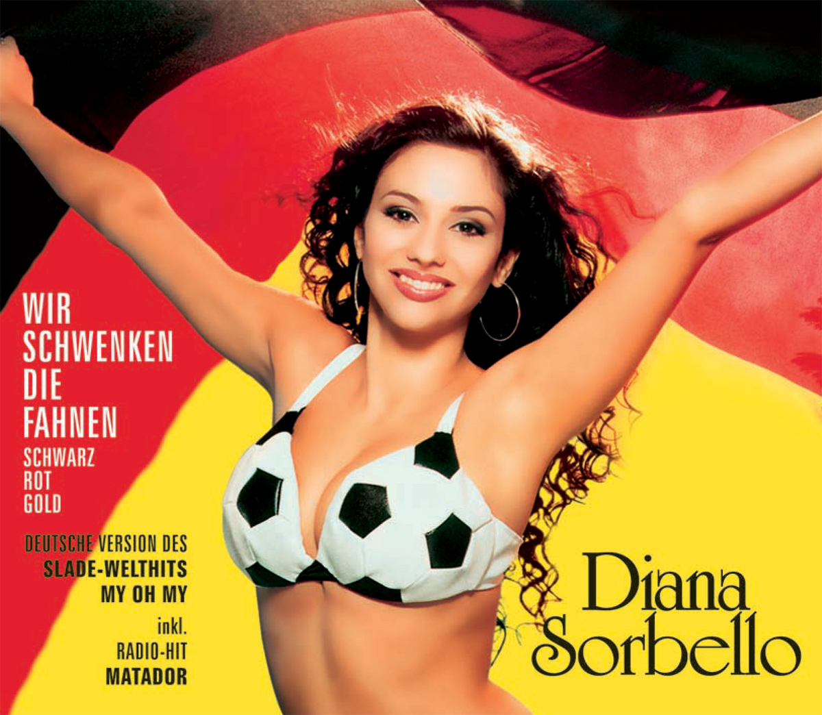 Diana Sorbello – Wir schwenken die Fahnen (Schwarz, Rot, Gold)