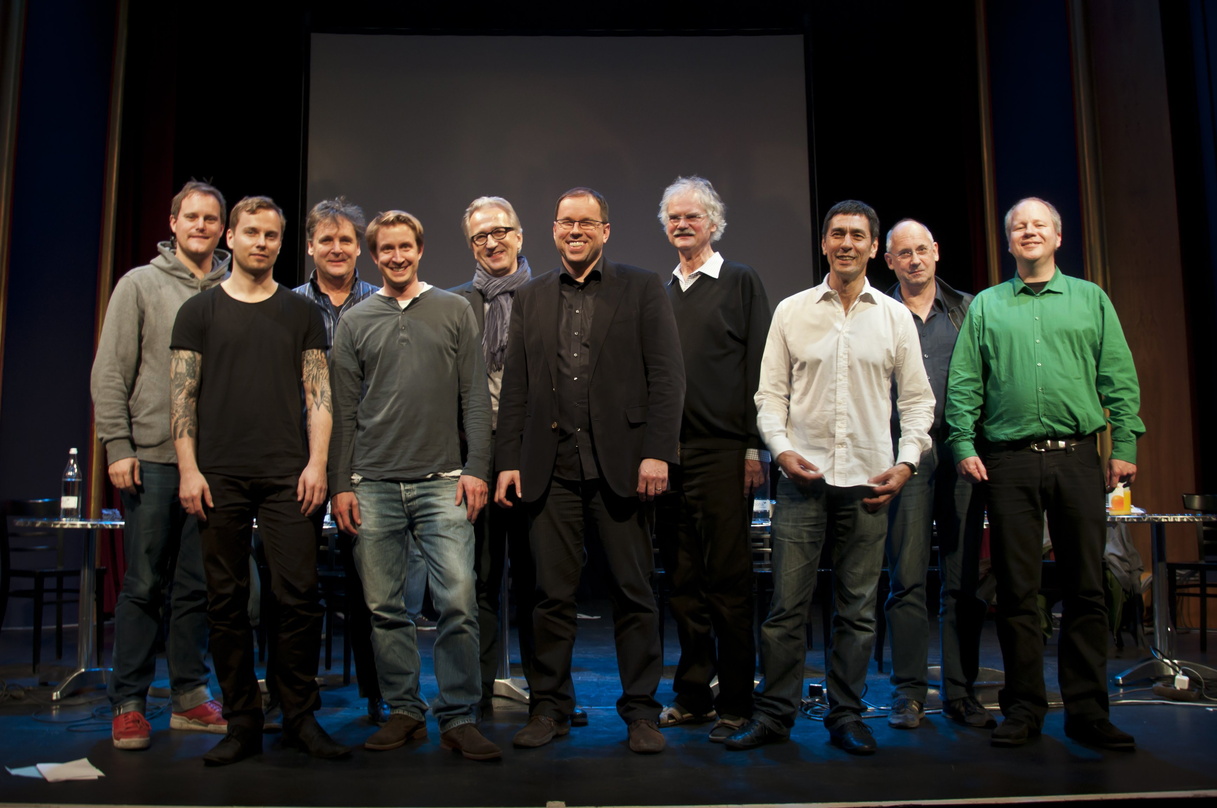 Der noch amtierende VUT-Vorstand (von links): Oke Göttlich, Ronny Krieger, Jörg Fukking, Fritz Krings, Georg Löffler, Christian Arndt, Werner Dabringhaus, Mark Chung, Peter James und Thoma...