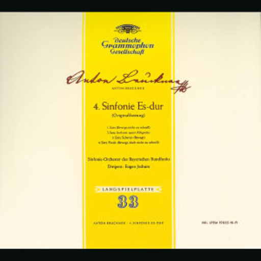 Eugen Jochum/Symphonieorchester des Bayr. Rundfunks – 4. Sinfonie Es-Dur