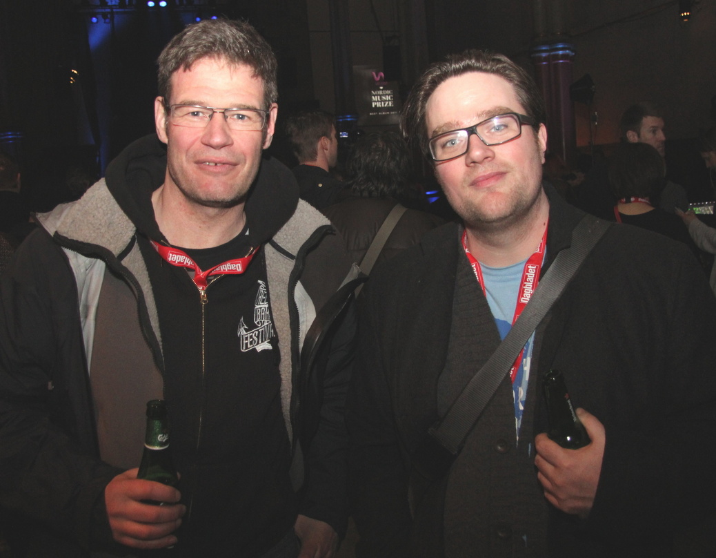 Besiegelten den Reeperbahn-Deal bei by:Larm in Oslo: Alexander Schulz (l., Geschäftsführer Reeperbahn Festival/ Inferno Events) und Jan Clausen