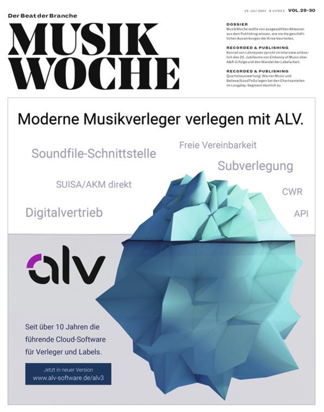 Die E-Paper-Ausgabe von MusikWoche Vol. 29+30 2021