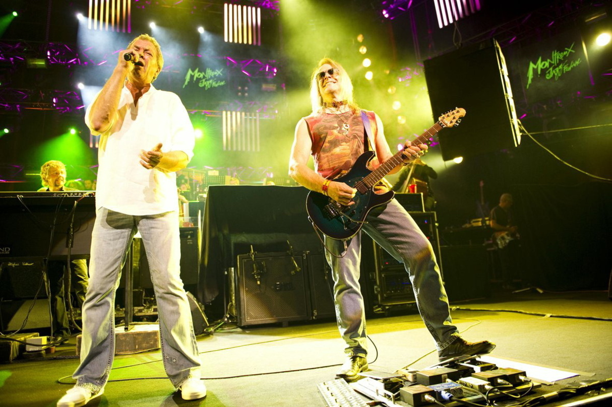 Im Sommer nicht, aber im Herbst zu erleben (v.l.n.r.): Don Airey, Ian Gillan und Steve Morse von Deep Purple