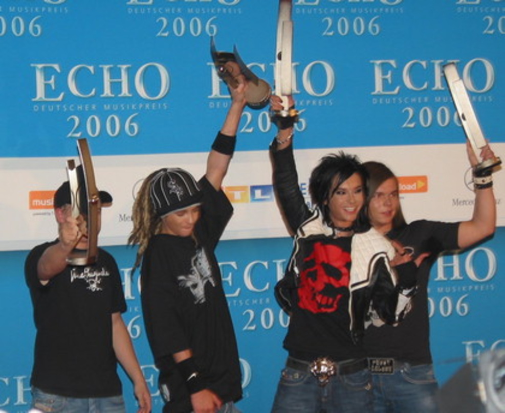 Umjubelt: Echo-Sieger Tokio Hotel
