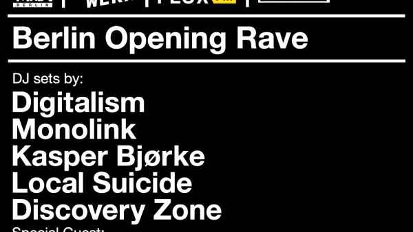 Feiert die Eröffnung des Berliner Rough-Trade-Ladens: ein Opening Rave am 20. April.