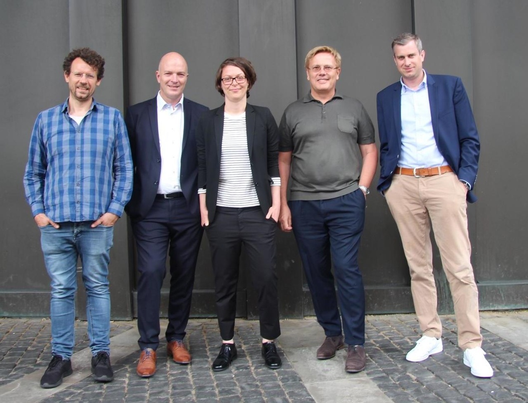Begrüßten die Teilnehmer des fünften Ticketmaster Forums (von links): Bernard Laufer, Carsten Kerner, Miriam Schlüter, Klaus Zemke und Timo Skrzypski (alle Ticketmaster)