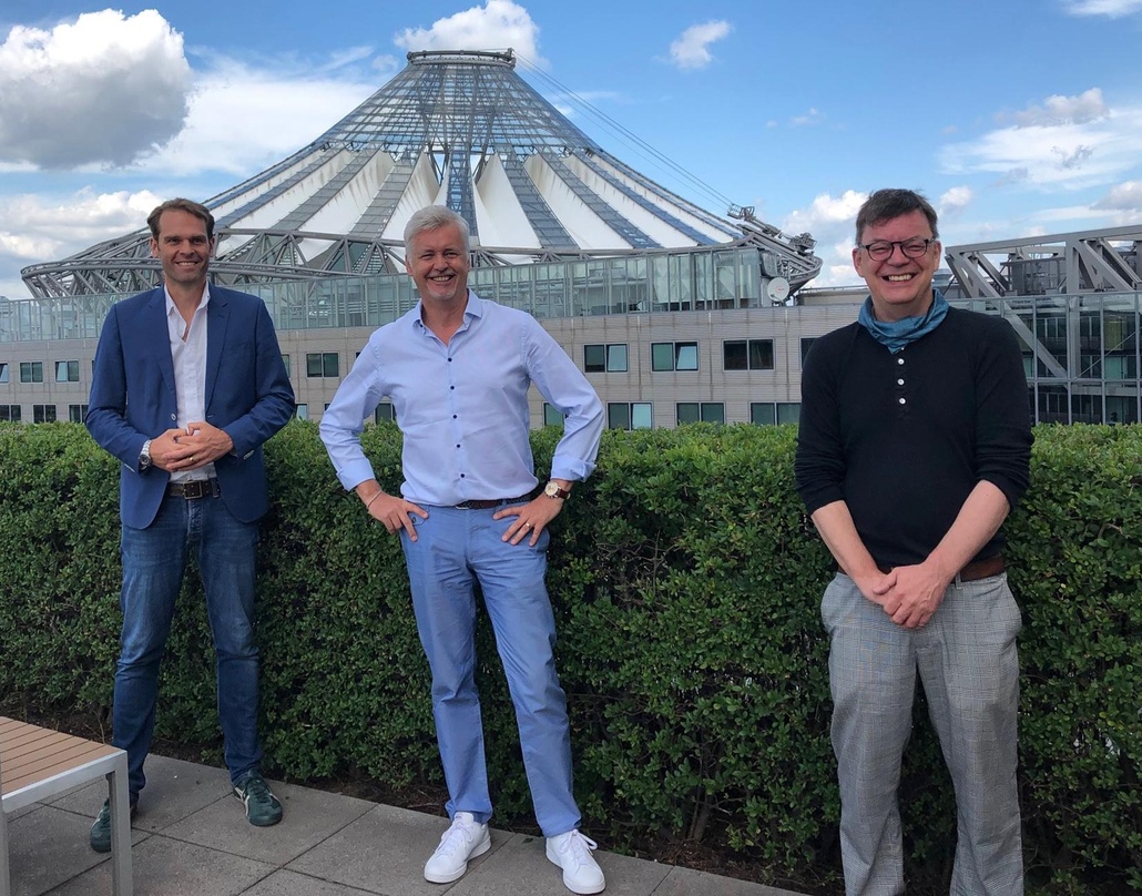 Können bereits auf eine bewegte Geschichte zurückblicken (von links): Florian Drücke (BVMI), Guido Evers (GVL) und Jörg Heidemann (VUT)