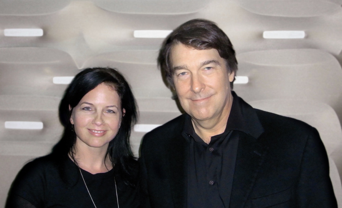 Trafen sich bei den Aufnahmen für "Konferenz der Tiere" in Berlin: Pia Hoffmann von Königskinder und David Newman