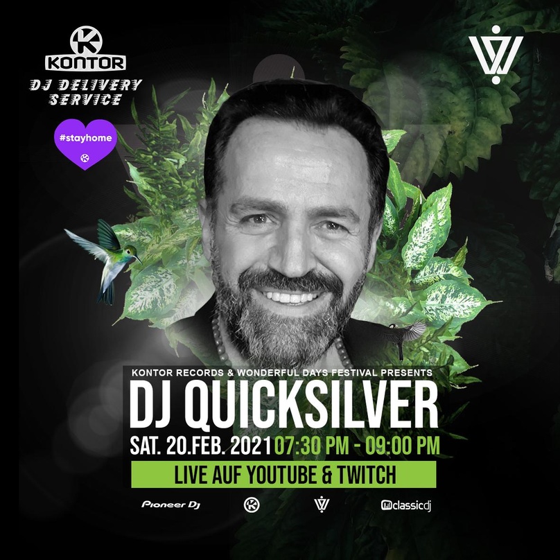 Beim Marathon-DJ-Set dabei: DJ Quicksilver
