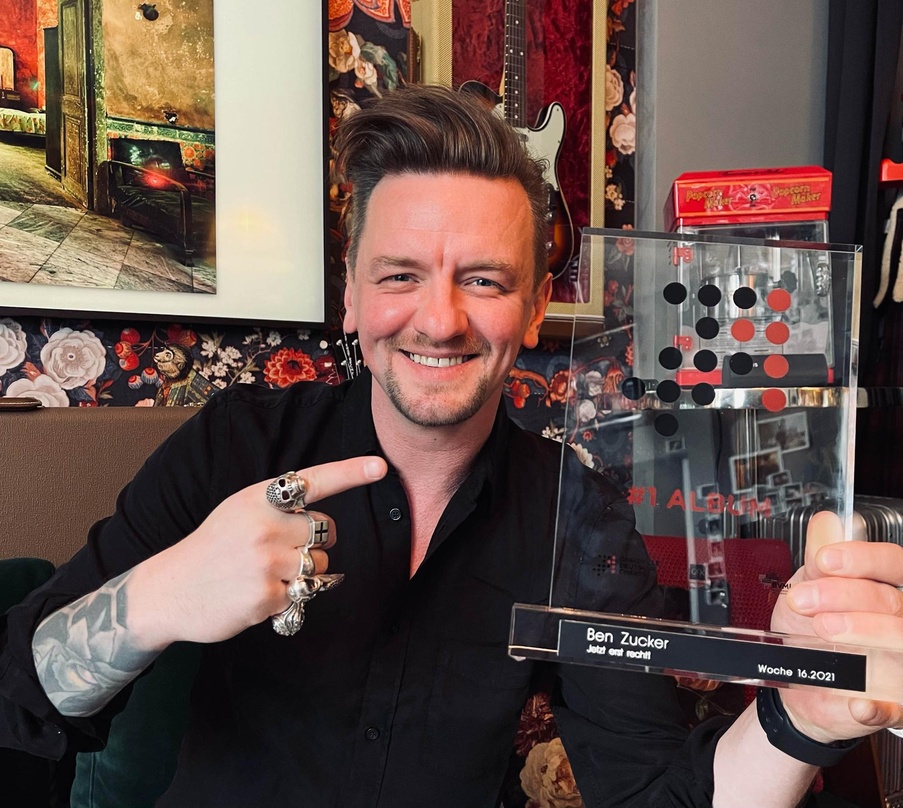 Freut sich über seinen neuen Nummer 1 Award: Ben Zucker