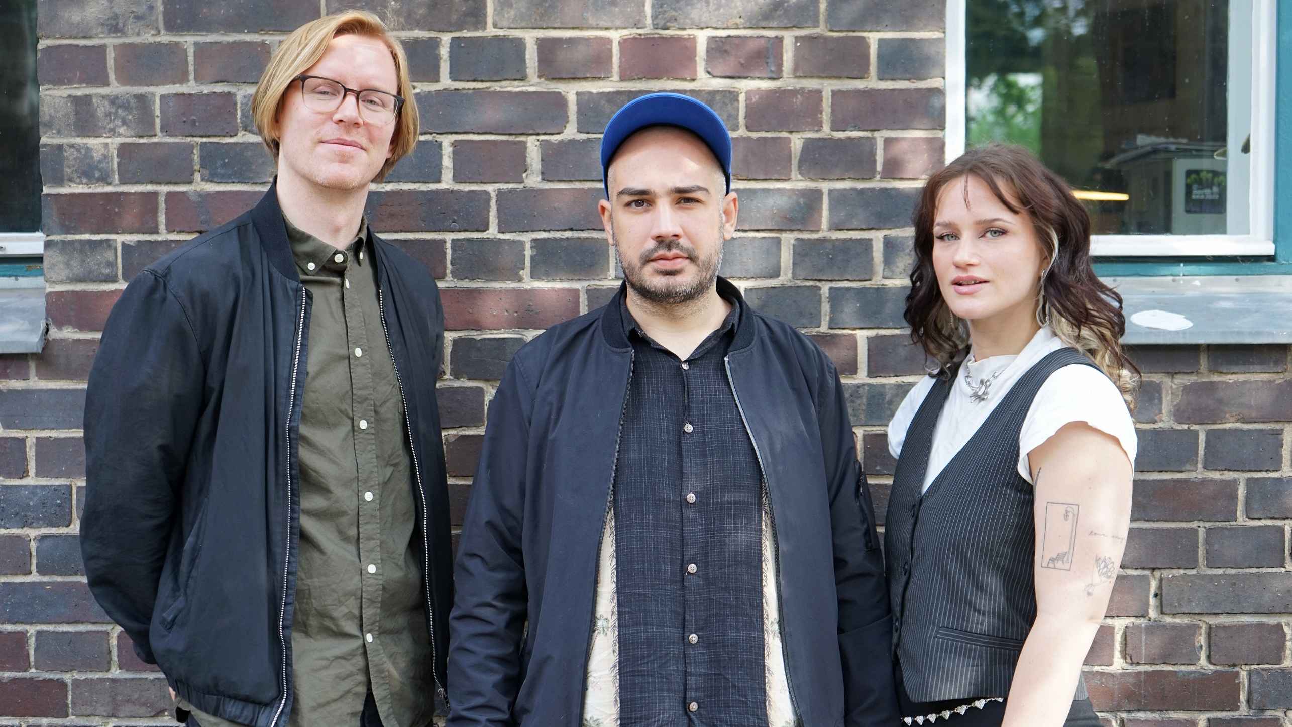 Haben Drift Booking gegründet (von links): Robert Glanz, Tonio Amin Zaoui und Pauline Lungerich.
