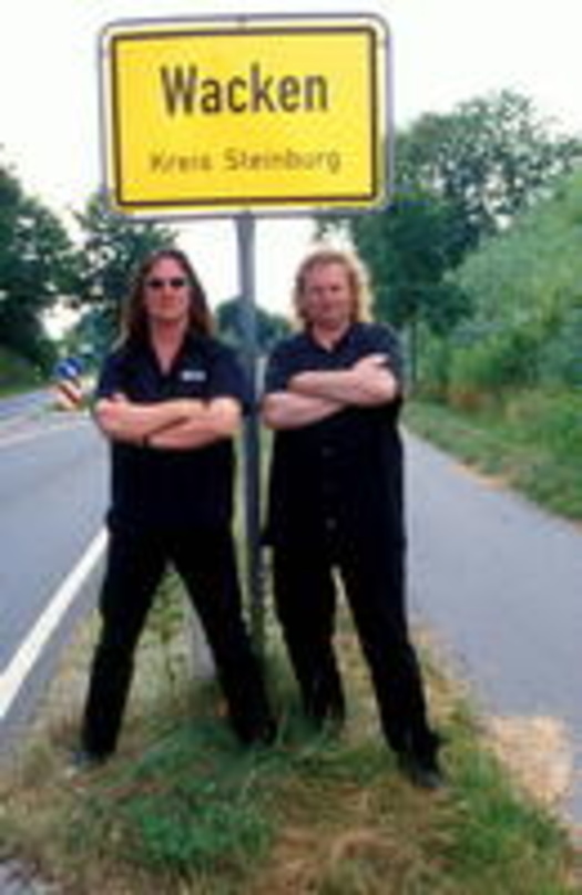 Machten die Kleinstadt Wacken weltberühmt: Thomas Jenzen (l.) und Holger Hübner