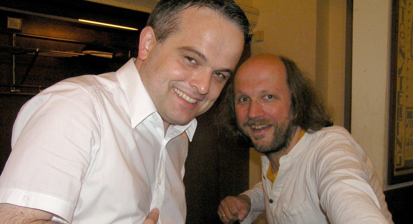 Freuen sich auf die gemeinsame Arbeit: John Ruhrmann (l.) und Burghardt Wegner, besser bekannt als Grünschnabel