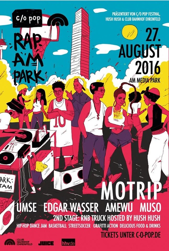 Bietet ein buntes Programm: Rap am Park 2016