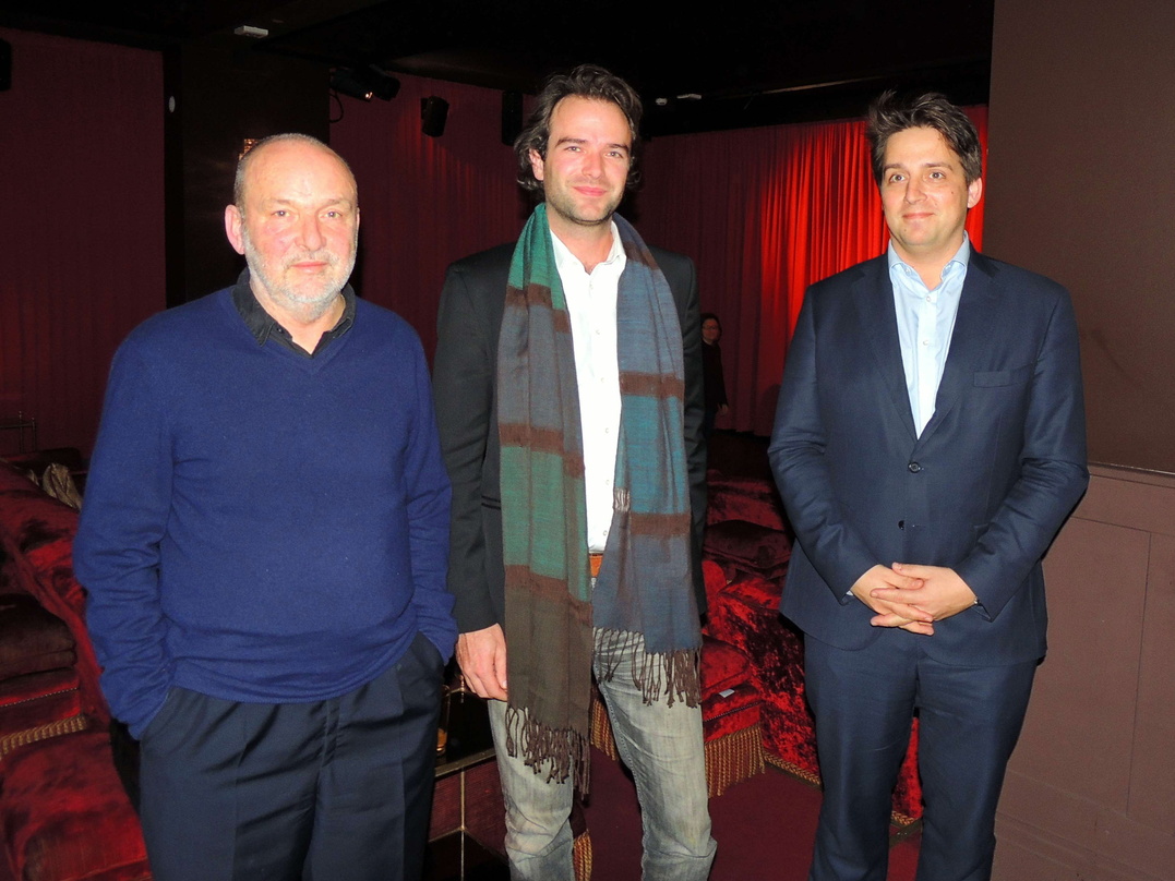 Kamen jüngst zur Vorführung von Gershwins "Porgy & Bess" ins Berliner Soho House (von links): Bernd Hellthaler (Managing Director EuroArts & Chairman Idéale Audience Group), Hanno Plate (L...