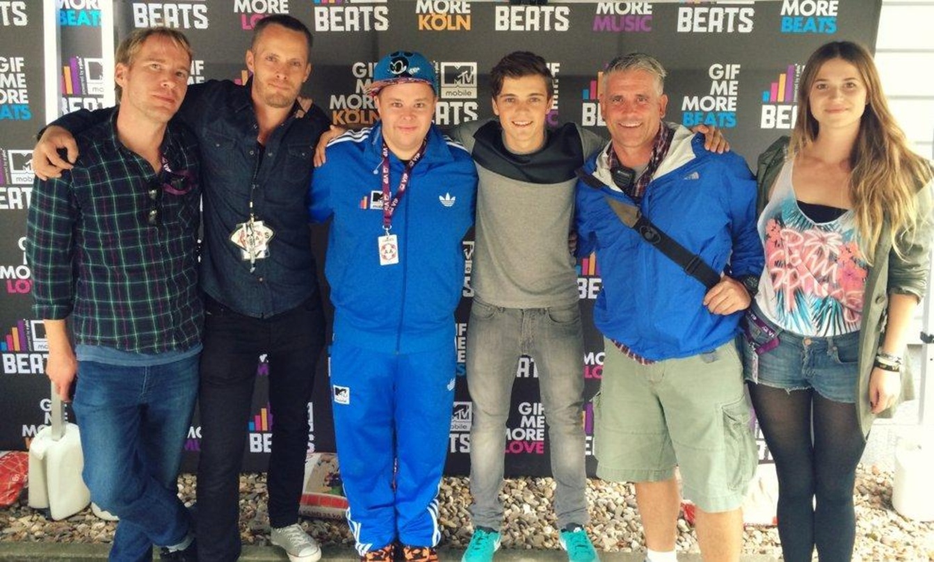 Trafen sich beim MTV Mobile Beats (von links): Klemens Wiese, Sebastian Kahlich, Adam Finlayson, Martin Garrix, Jörg Schiefer und Nina Borkowski