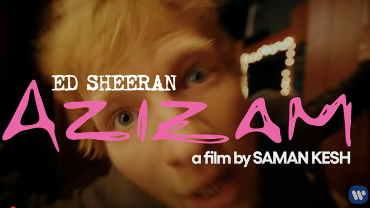 Am Osterwochenende in den YouTube-Musik-Trendcharts ganz oben: Ed Sheeran mit "Azizam".