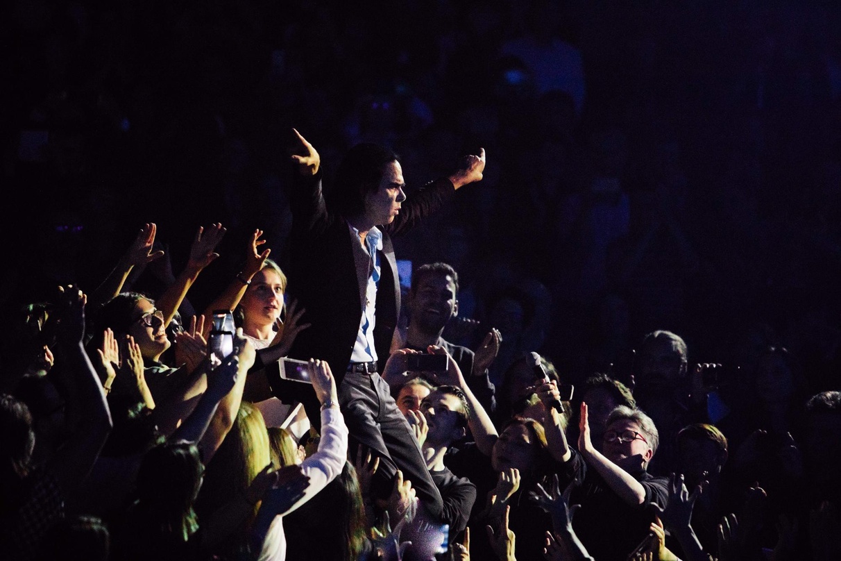 In Tuchfühlung mit seinen Fans: Nick Cave