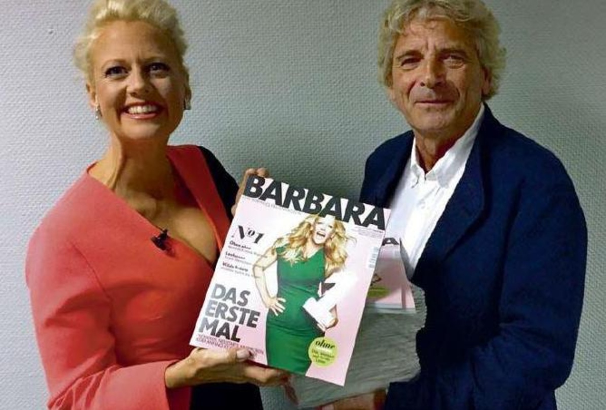 Mit "Barabara" inzwischen auch im Zeitschriftenmarkt präsent: Barbara Schöne berger und Alexander Elbertzhagen