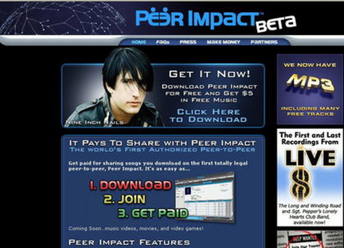 Derzeit im Betatest: Peer Impact