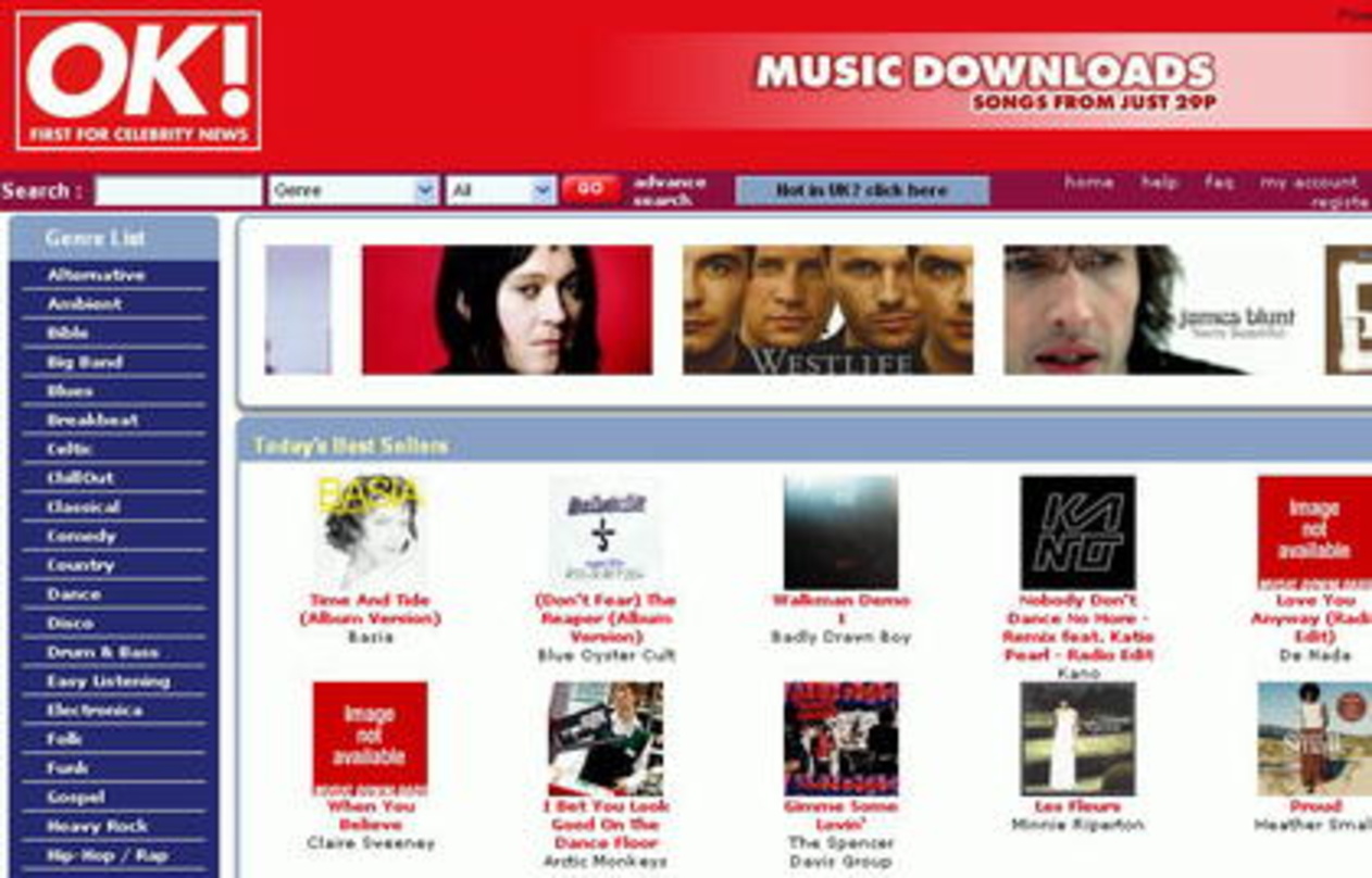Liefert Musik für die klatschbegeisterte Frau: der Wippit-Store von "OK"