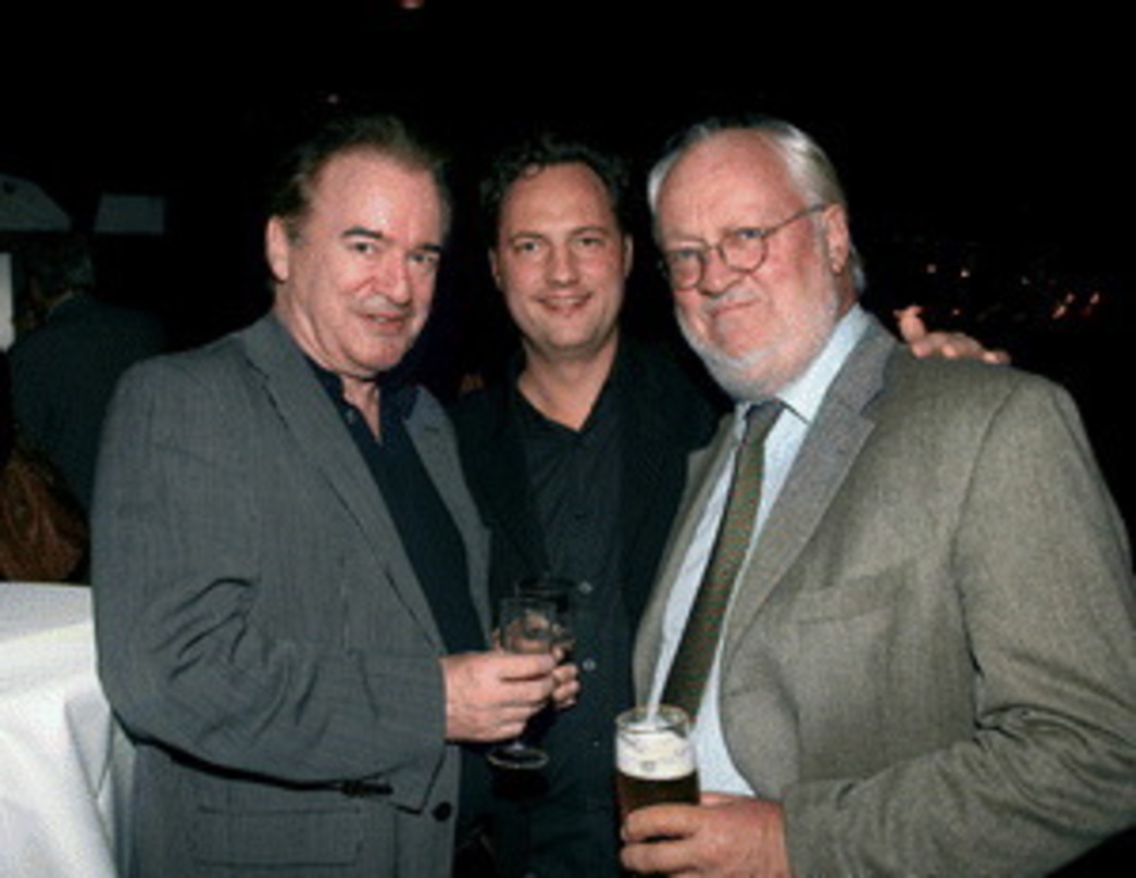 Auf der Popkomm 2006 bei einer Sony-BMG-Präsentation (von links): Jürgen Hohmann, Edgar Berger, Götz Kiso