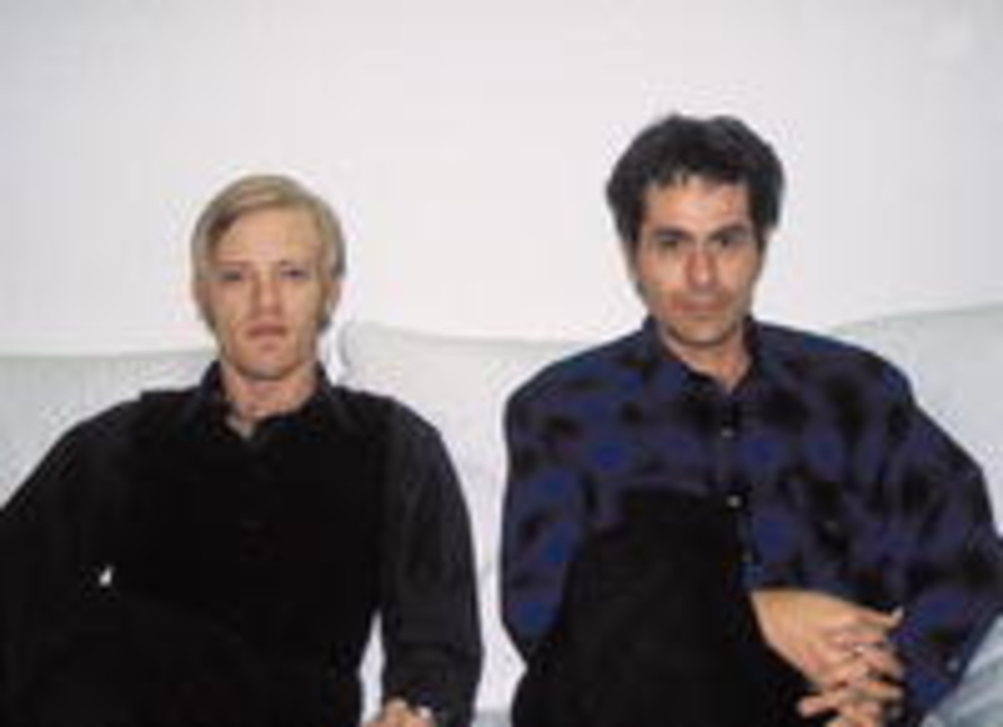 Erklären "gemeinsame Reise" für beendet: David Eugene Edwards (l.) und Jean-Yves Tola von 16 Horsepower, hier auf der MusikWoche-Couch 2002