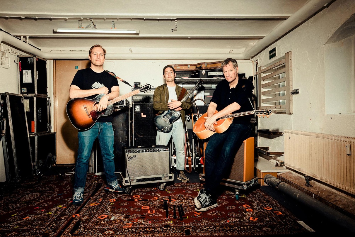 Zusammen on the road (von links): Thees Uhlmann, Bosse und Marcus Wiebusch