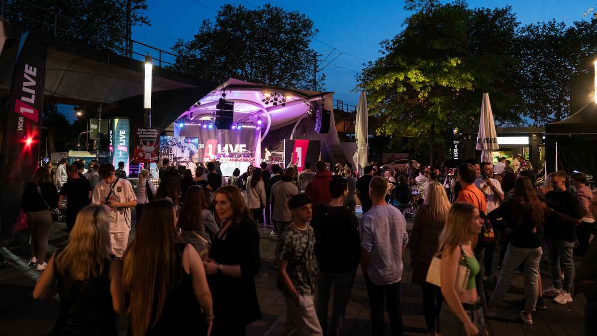 Fand erstmals statt: das neue "Absolut"-Eventformat, hier eine Impressoni vom Konrad-Adenauer-Platz in Bochum.