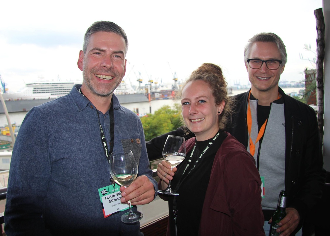 Florian "Böde" Bohlendorf, Melina Knappe und Florian Brauch (alle Sparta) beim IMUC