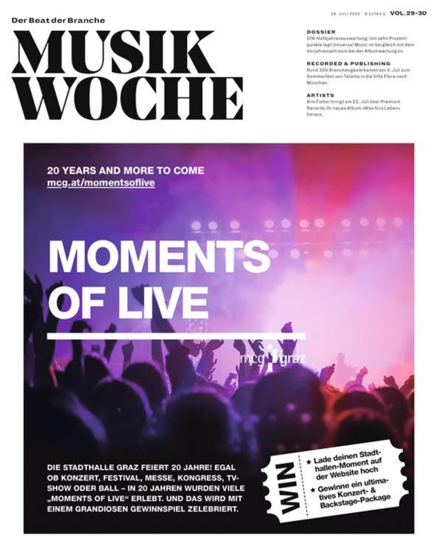Die E-Paper-Ausgabe von MusikWoche Vol. 29+30 2022