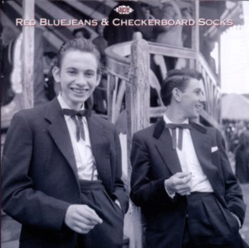 Diverse – Red Blue Jeans & Checkerboard Socks