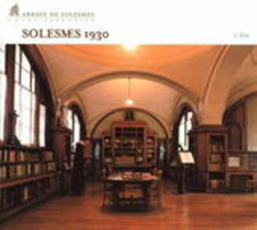 Chor der Mönche der Benedikterabtei St. Pierre – Solesmes 1930