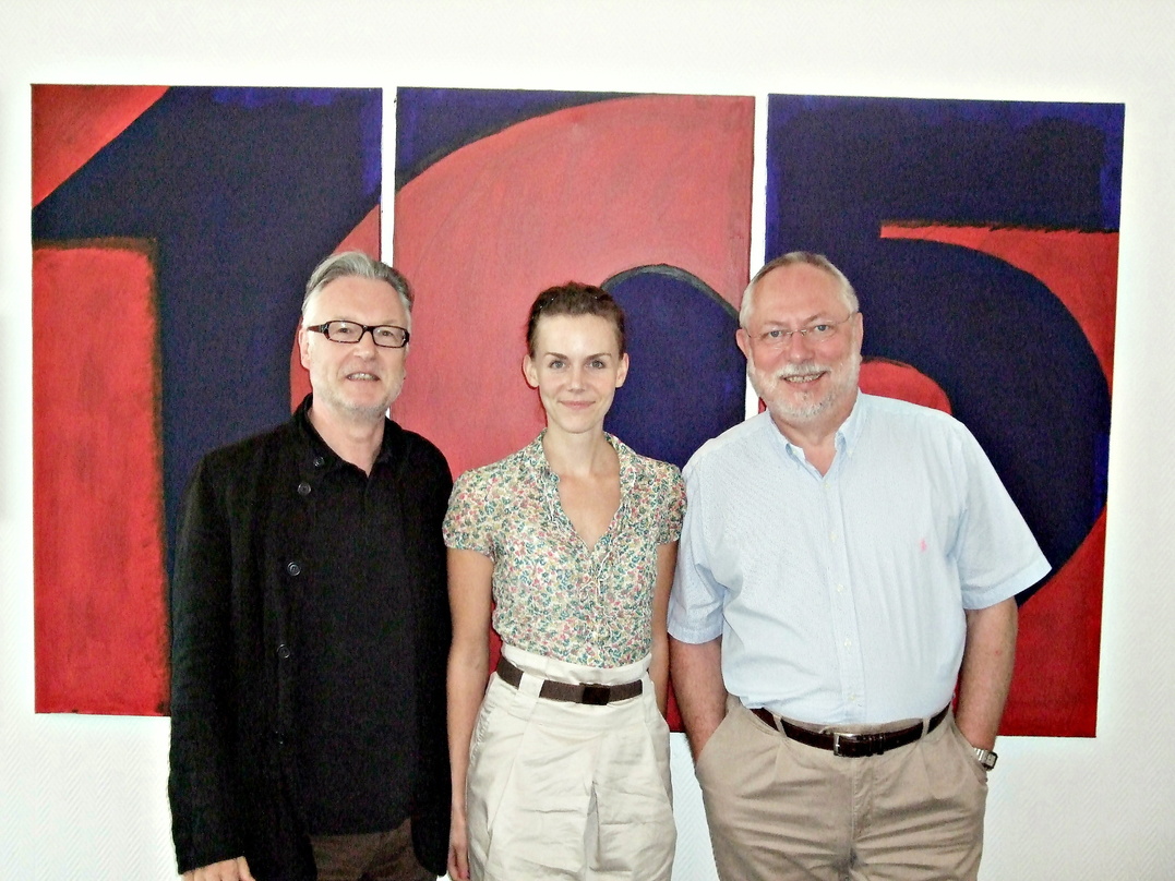 Neue Partner: Roman Rybnikar, Geschäftsführer 105 Music, Anna Depenbusch und Heinz Canibol, Geschäftsführer 105 Music