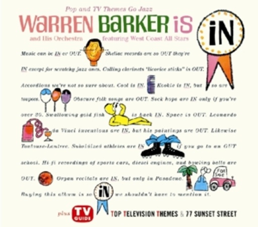 Warren Barker Orchestra – Pop & TV Themes Go Jazz