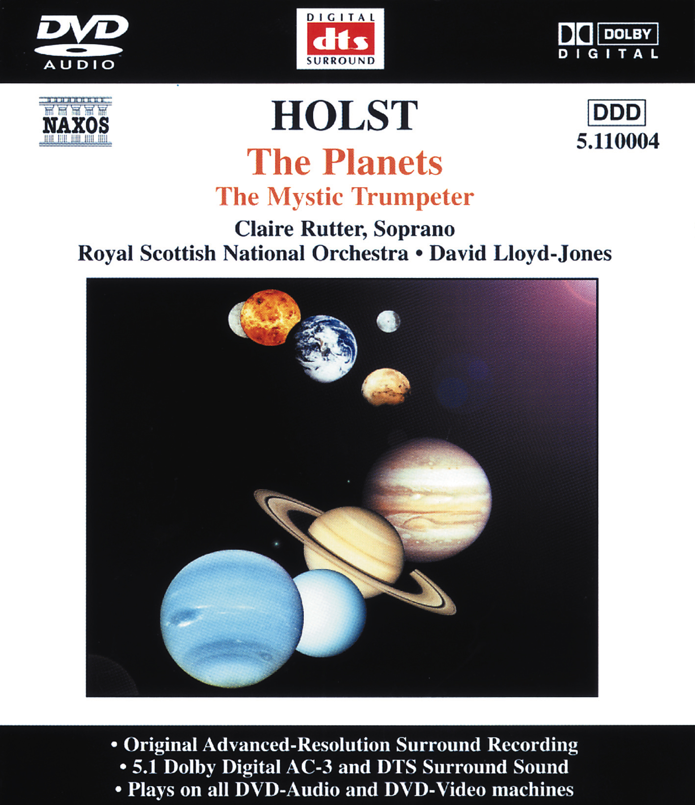 David Lloyd-Jones/Royal Scottish Nat. Orch./C. Rutter – The Planets/The Mystic Trumpeter