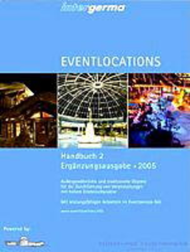 Erleichtert Locationsuche: Handbuch "Eventlocations"