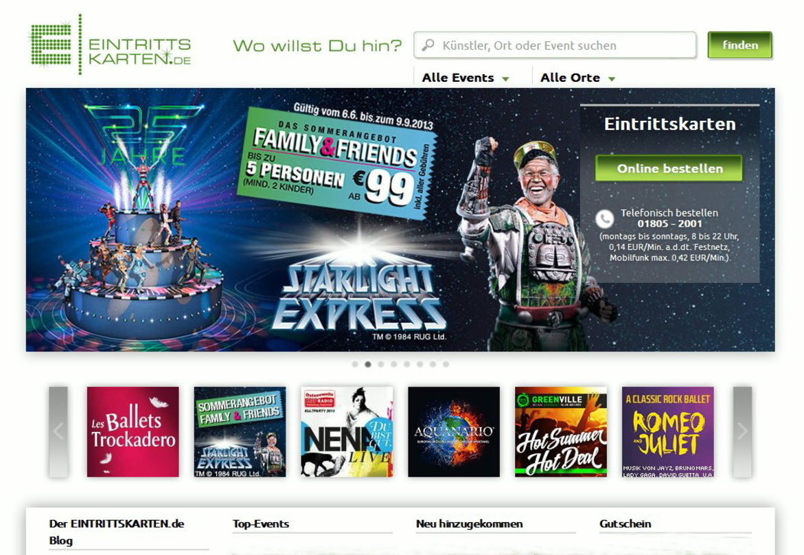 Baut Mobilangebot aus: Deutsche Eintrittskarten